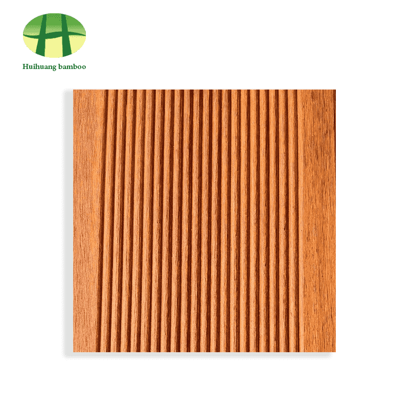 Malé vlnité bambusové podlahy