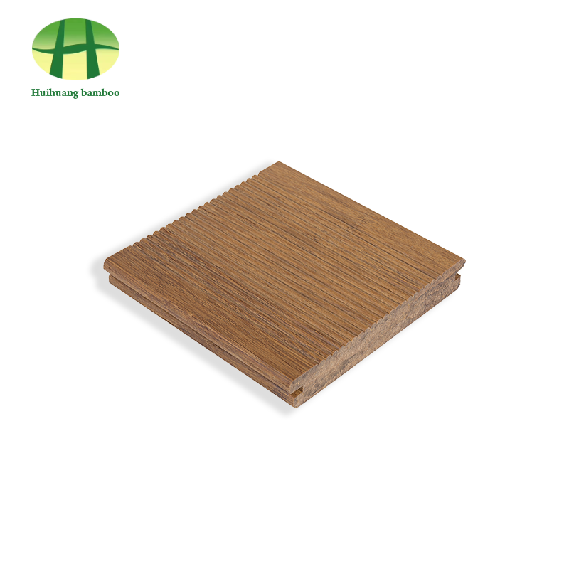 Malé vlnité bambusové podlahy