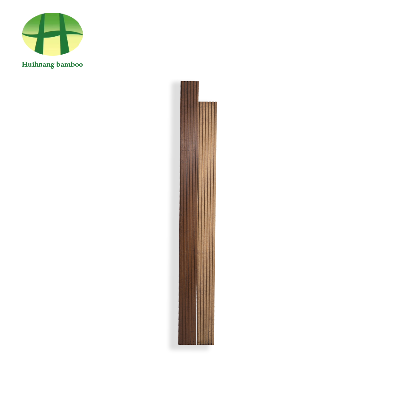 Bambusová podlaha s veľkými drážkami